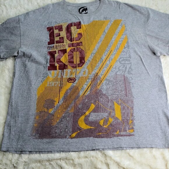 Echo Unlimited Gray T-Shirt Size 3XL - Picture 1 of 4